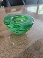 Groene Kosta Boda Glazen Kandelaar, Ophalen of Verzenden