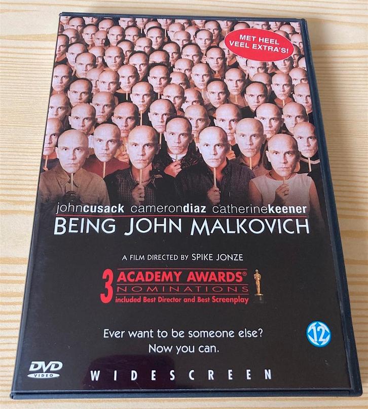 dvd Being John Malkovich met John Cusack (met inlay), Cd's en Dvd's, Dvd's | Drama, Zo goed als nieuw, Drama, Vanaf 12 jaar, Ophalen