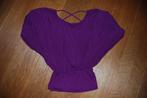 Nieuwe paarse top H&M, maat xs, H&M, Paars, Nieuw, Ophalen of Verzenden