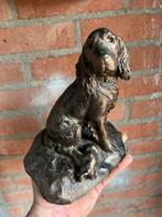 Cocker Spaniel hondensculptuur beeldje, Verzamelen, Beelden en Beeldjes, Ophalen of Verzenden, Zo goed als nieuw, Mens