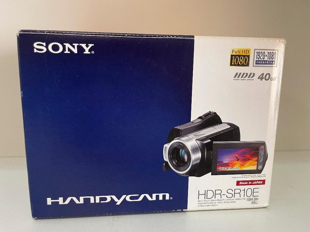 SONY HDR-SR10E Digitale 40GB HDD camcorder en zeer compleet, Audio, Tv en Foto, Videocamera's Digitaal, N, N, 20x of meer, Ophalen of Verzenden