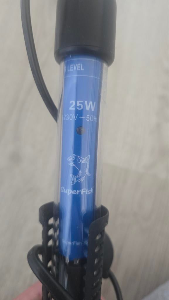 Superfish heather 25 watt, Dieren en Toebehoren, Vissen | Aquaria en Toebehoren, Ophalen of Verzenden, Verlichting of Verwarming