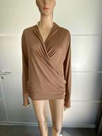 i376 Nieuw: The Barn: maat 42+44=L designer overslag-vest, Kleding | Dames, The Barn, Beige, Maat 42/44 (L), Nieuw