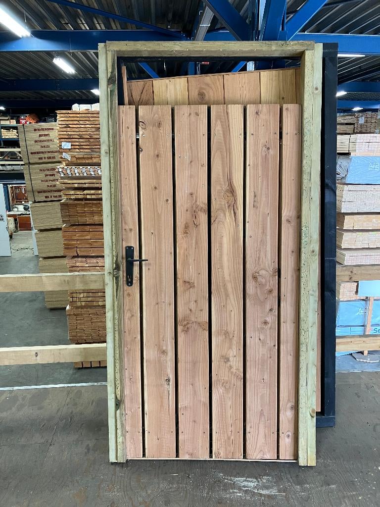 Poortdeur (met kozijn), Tuin en Terras, Tuinpoorten, Ophalen, Gebruikt, Minder dan 100 cm, Draaipoort