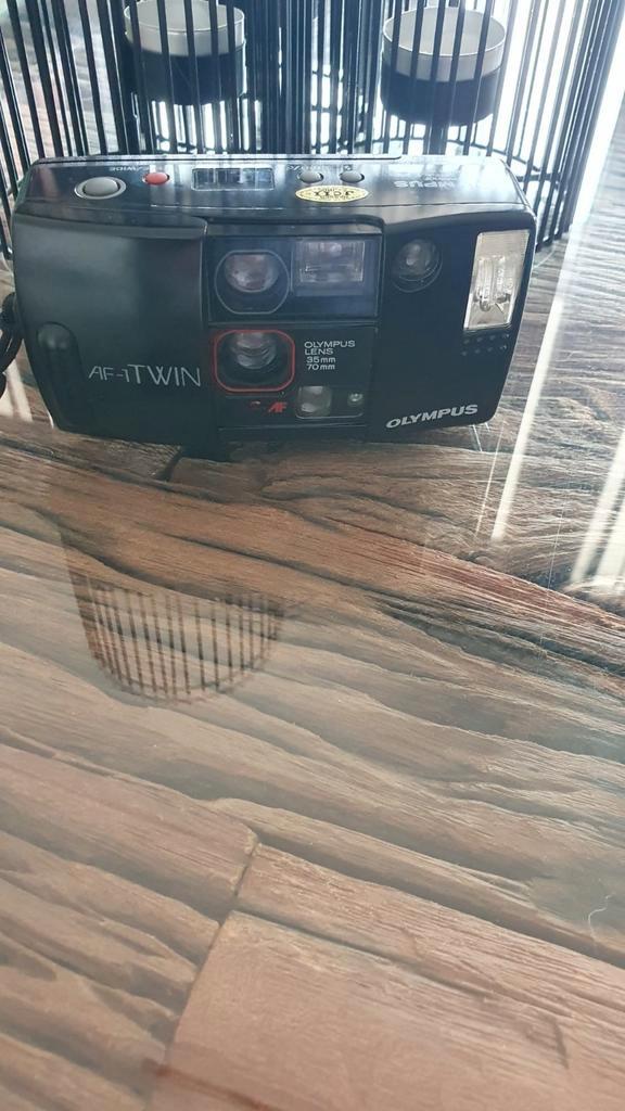 Vintage Olympus AF-1 Twin 35mm camera, Audio, Tv en Foto, Fotocamera's Analoog, Ophalen of Verzenden