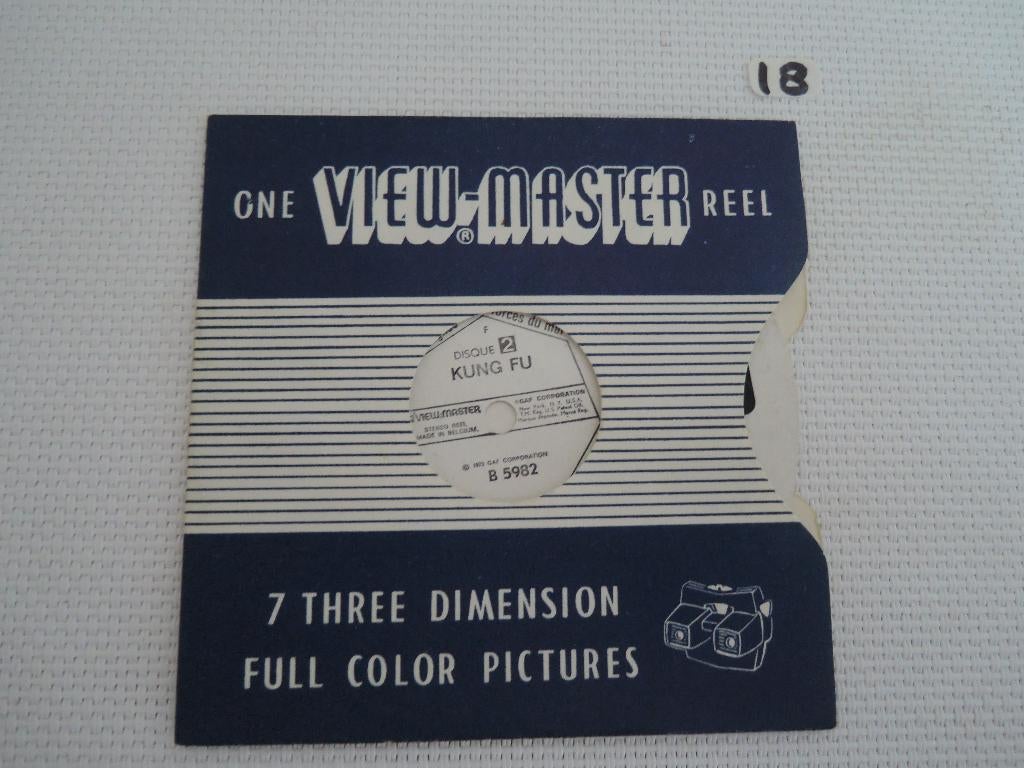 Viewmaster schijfje van Kung Fu, Ophalen of Verzenden, Zo goed als nieuw