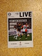 Programmaboekje Sturm Graz - Feyenoord, Ophalen of Verzenden, Nieuw, Feyenoord