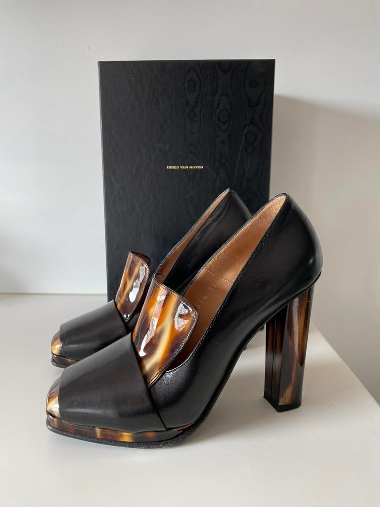 Pump - schoenen - dries van noten, Pumps, Zwart, Zo goed als nieuw, Dries van noten