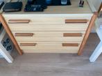 Commode met 3 laden - Houtlook, Ophalen, Gebruikt, 100 tot 150 cm, 50 tot 100 cm