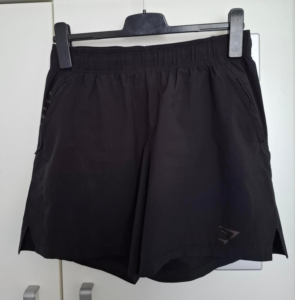 Gymshark zwart sportbroekje maat M, Fitness, Maat 48/50 (M), Ophalen of Verzenden, Gedragen