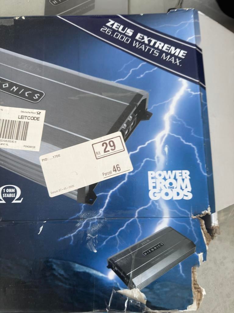 HiFonics ZXT13000/1 Zeus Extreme Monoblock Versterker, Overige merken, Overige systemen, Nieuw, Ophalen of Verzenden