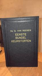 KR -1 Ds G v Reenen Eerste bundel keurstoffen, Ophalen of Verzenden, Gelezen