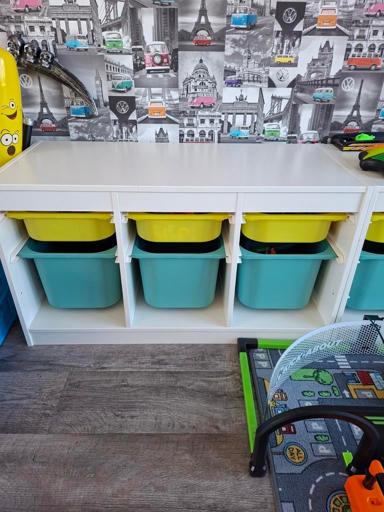 IKEA Trofast opbergkast met bakken, Kinderen en Baby's, Kinderkamer | Commodes en Kasten, Ophalen, Gebruikt, Kast