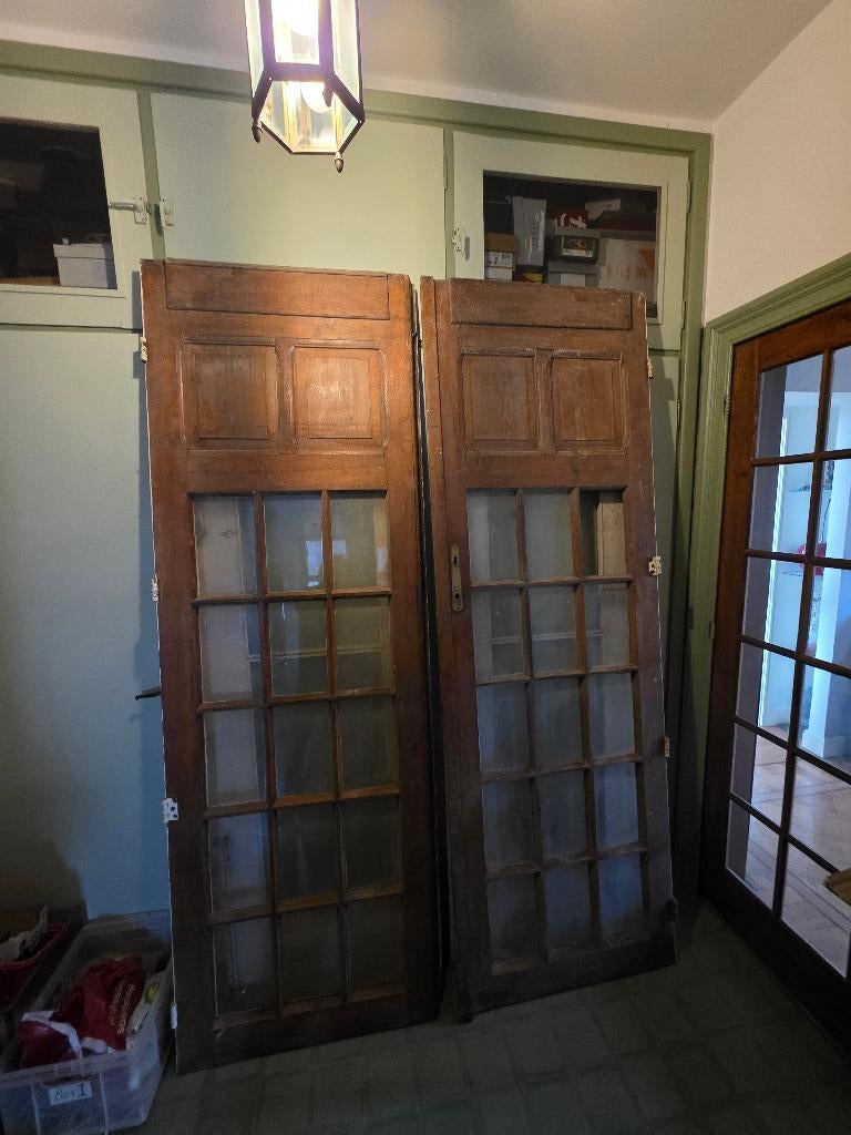 Oude deuren panelen paneeldeuren kastdeuren, Antiek en Kunst, Ophalen