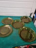 borden 2x ontbijt en 3x diep duralex v amber glas, Ophalen of Verzenden, 'T Olde Gre-j, Info@toldegrej.nl, Endepoelstraat 20f Didam