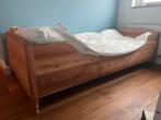 Eenpersoonsbed stevig hout, Ophalen, Zo goed als nieuw, Eenpersoons