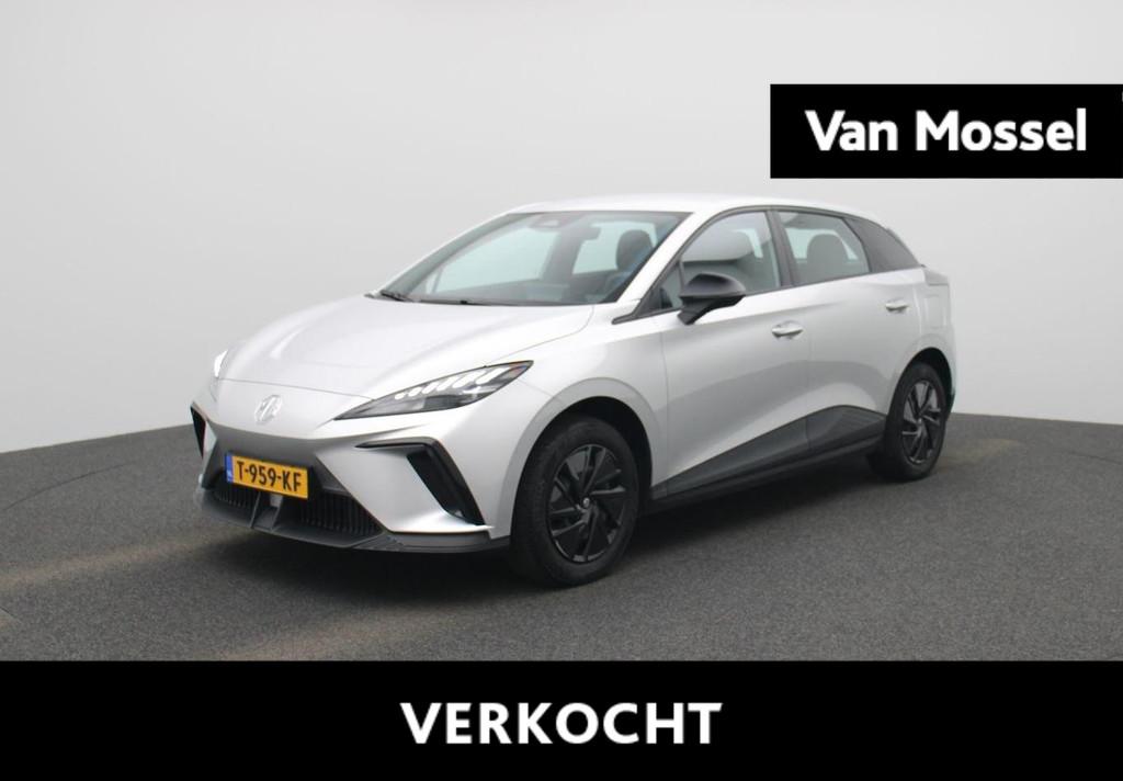 MG MG4 Electric Standard 51 kWh | CarPay | Adaptive Cruise C, Auto's, MG, Automaat, 12 maanden, Achterwielaandrijving, Zilver of Grijs
