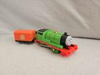 Percy met aanhangwagen van Thomas de trein Trackmaster, Ophalen of Verzenden, Zo goed als nieuw