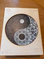 Houten Yin Yang puzzel, Ophalen of Verzenden, Minder dan 500 stukjes, Zo goed als nieuw, Legpuzzel
