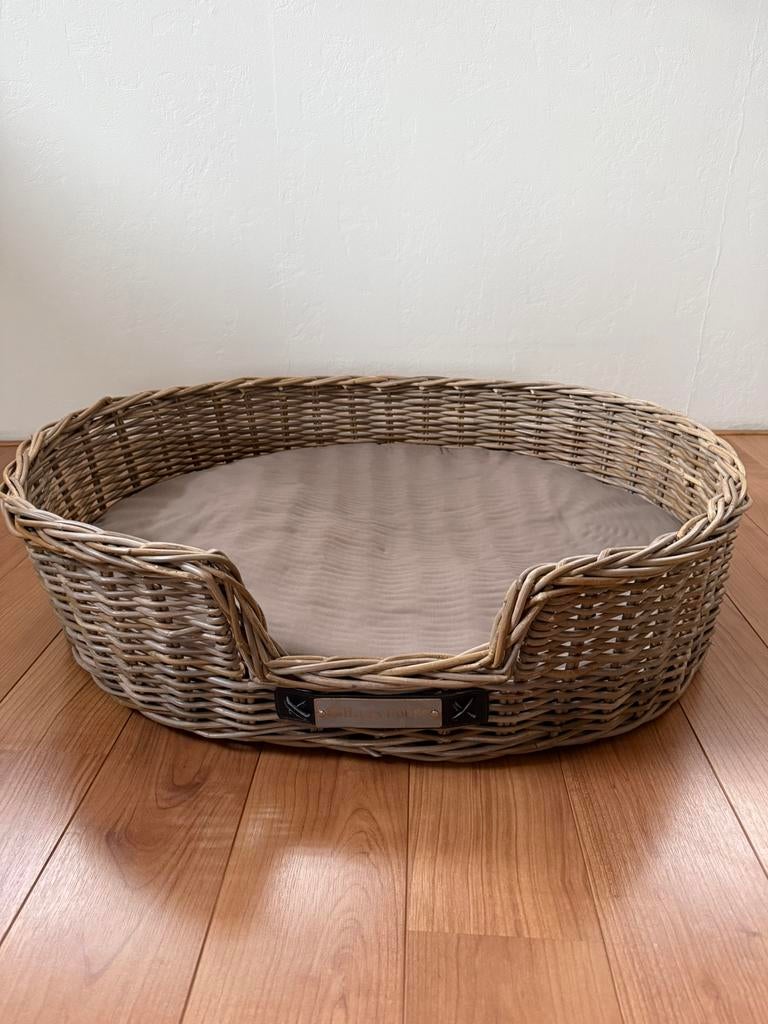 Hondenmand inclusief kussen, groot 90 x 70, Dieren en Toebehoren, Ophalen, Nieuw, Riet