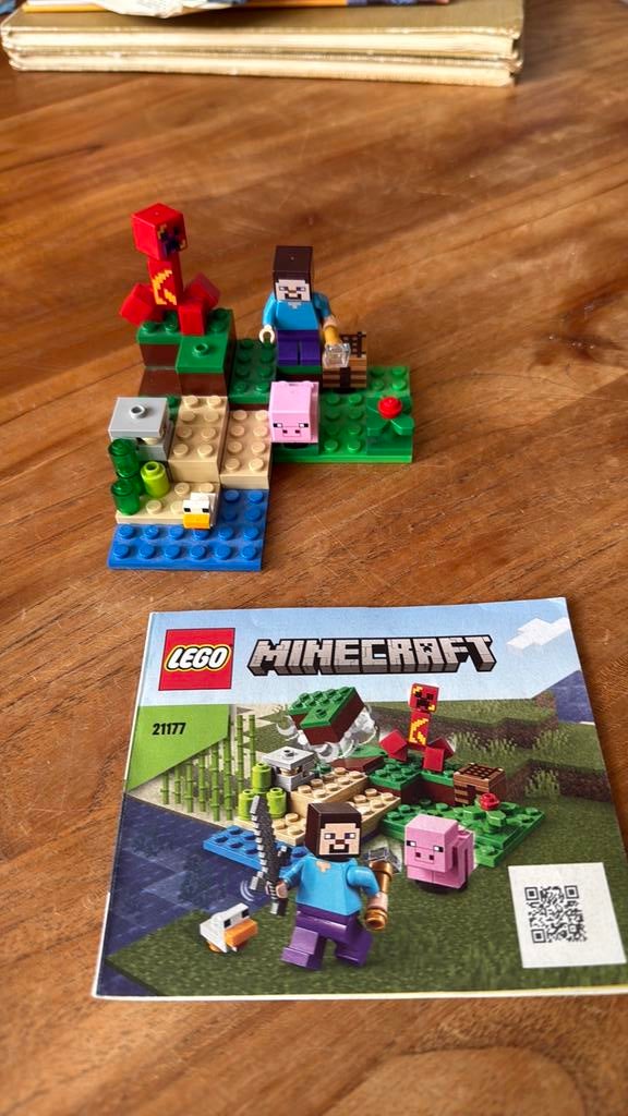 Lego minecraft 21177, Kinderen en Baby's, Speelgoed | Duplo en Lego, Ophalen of Verzenden, Zo goed als nieuw