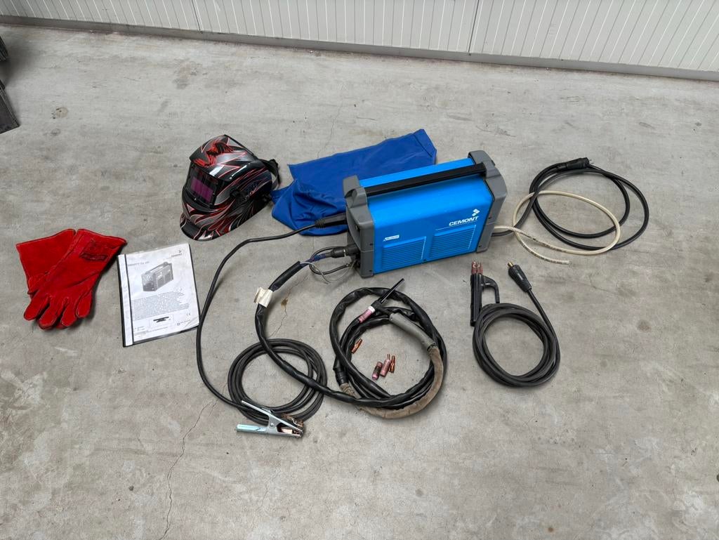 Cemont Smarty TX 150 tig apparaat laskar, Doe-het-zelf en Verbouw, Ophalen, Zo goed als nieuw, 150 tot 250 ampère, Tig