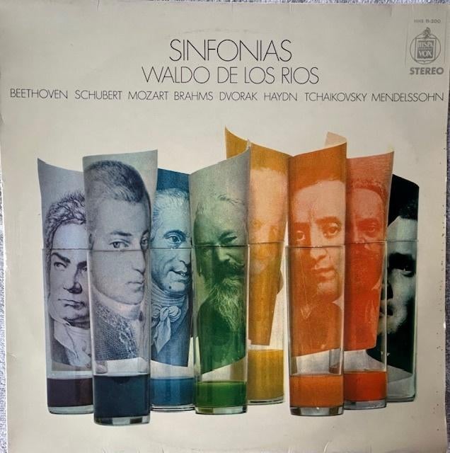 WALDO DE LOS RIOS - SINFONIAS - EERSTE PERSING, Cd's en Dvd's, Vinyl | Klassiek, Kamermuziek, Modernisme tot heden, Ophalen of Verzenden