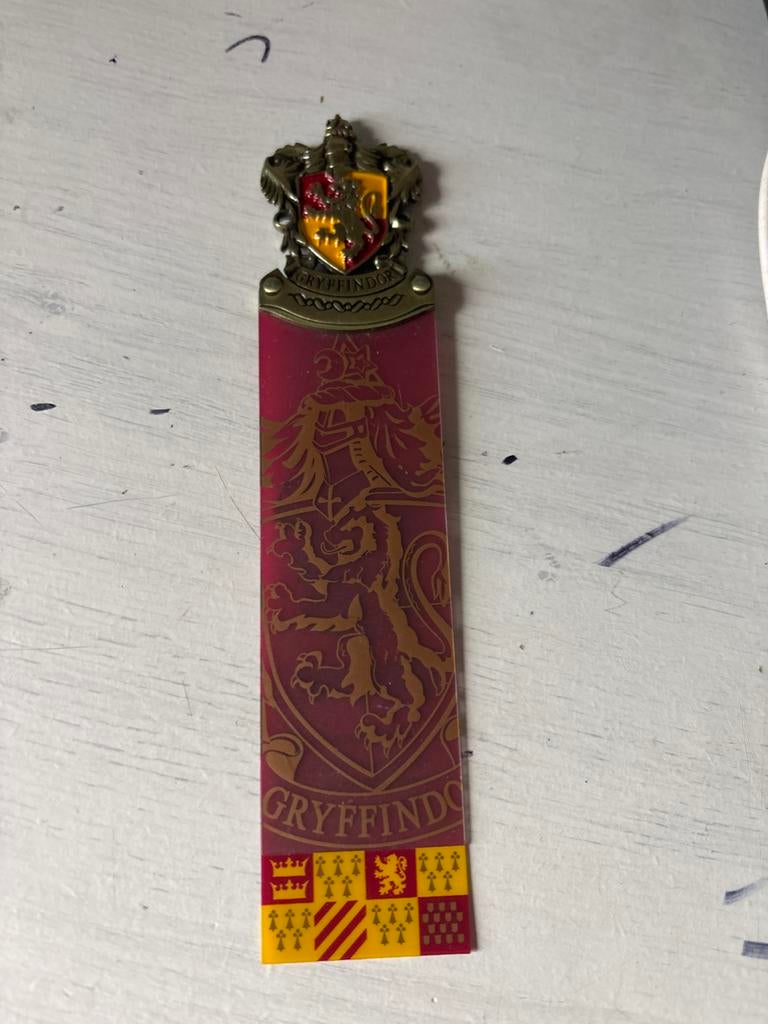Harry Potter Gryffindor Boekenlegger - Officieel Merchandise, Ophalen of Verzenden, Zo goed als nieuw, Overige onderwerpen