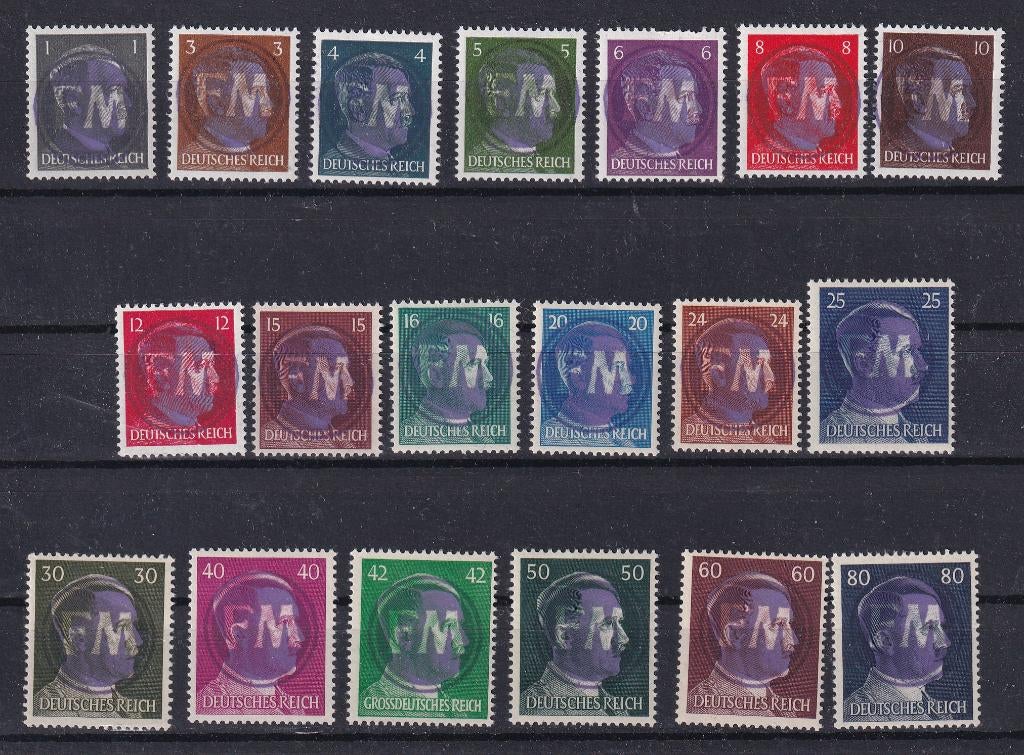 X98) 1945 Fredersdorf Mi 1/18 MNH hoge cat wrd opdrukken?, Verzenden, Overige periodes, Postfris