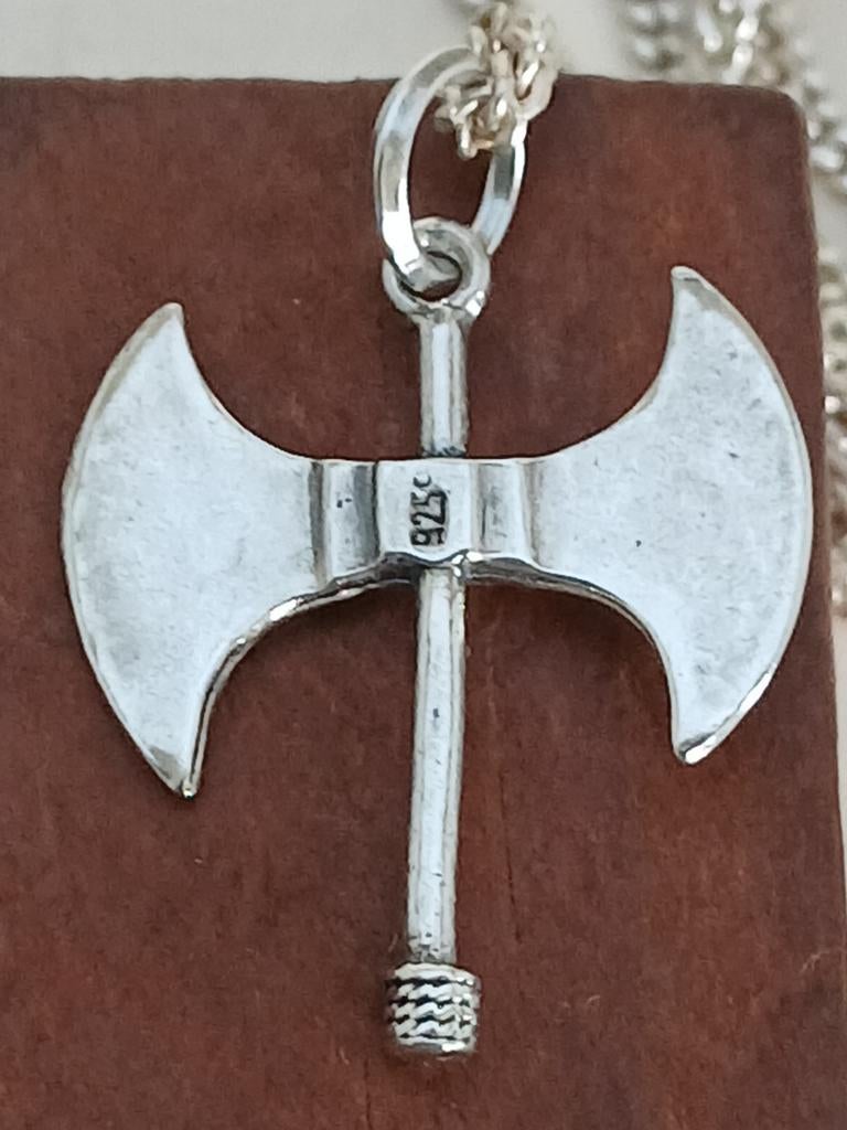 Zilveren Thor Hamer Kettinghanger - Viking Sieraad 925, Overige voorstellingen, Nieuw, Ophalen of Verzenden, Zilver