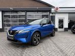 Nissan QASHQAI 1.3 MHEV Xtronic Tekna Plus (bj 2022), Auto's, Adaptive Cruise Control, Zwart, Blauw, Leder