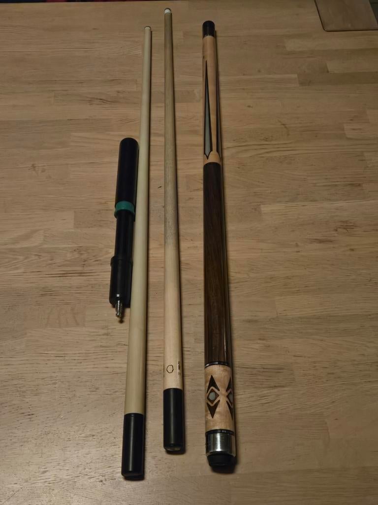 Biljartkeu Ceulemans HG 06 met 2 toppen en verlengstuk, Sport en Fitness, Ophalen of Verzenden, Nieuw, Keu of Ballen