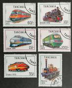 TANZANIA - locomotieven 1991, Verzenden, Tanzania, Gestempeld