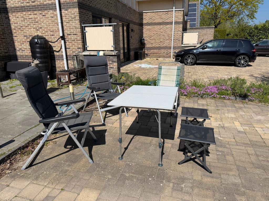 Tuin-Camping set, Ophalen, Zo goed als nieuw, Kunststof