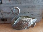 Vintage zilver metalen Godinger zwaan servethouder, Ophalen of Verzenden