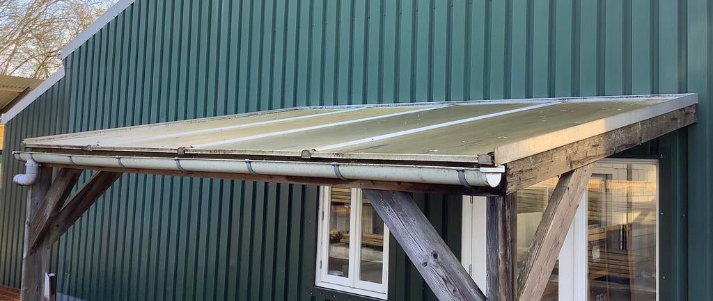 Gebruikt polycarbonaatplaat dak 300x400cm, Ophalen, Gebruikt, ., .