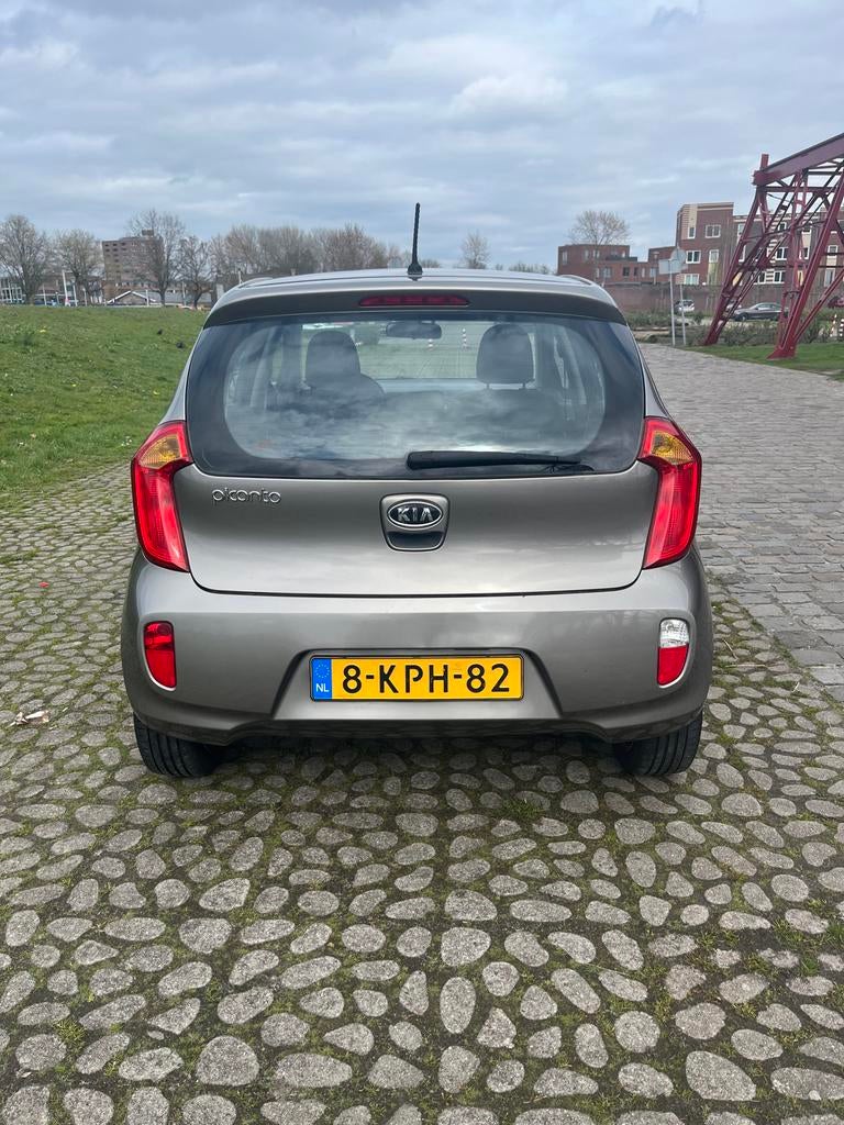 Kia Picanto 1.0 Cvvt 5-DRS 2011 Beige, Auto's, Voorwielaandrijving, Stof, Zwart, 400 kg