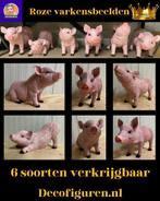 Diverse roze biggen biggetjes varken beelden 6 soorten, Ophalen