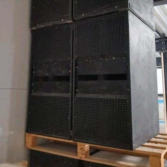 4x 15 inch W-Bin Kasten Leeg, Gebruikt, Overige typen, 120 watt of meer, Ophalen