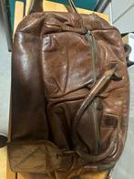 Leren tas - Cowboysbag chocolate brown, Ophalen of Verzenden, Gebruikt, Overige merken