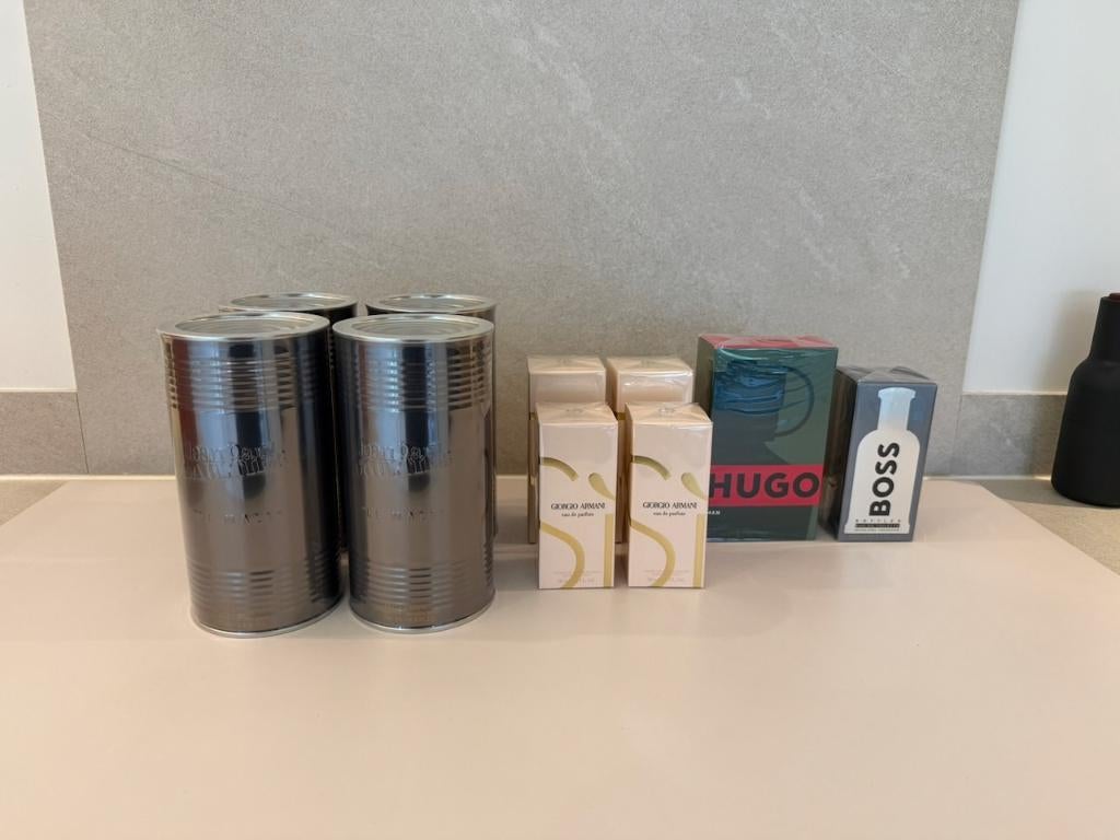 Jean Paul Gaultier, Giorgio Armani en Hugo Boss parfums, Ophalen of Verzenden, Nieuw