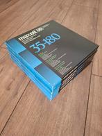 5x Maxell 35-180 UD bandrecorderbanden op metalen spoelen, Ophalen of Verzenden, Bandrecorder, Met banden