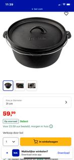 Gietijzeren Dutch Oven - Zo goed als nieuw, Ophalen, Zo goed als nieuw, Gietijzer, Overige typen