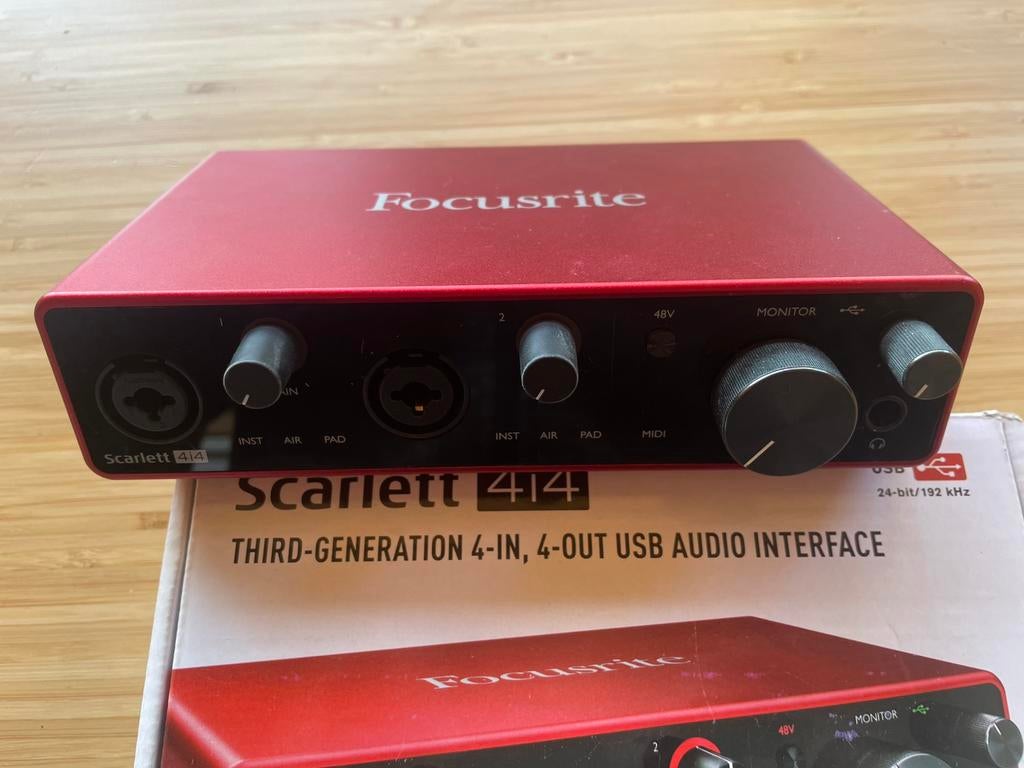 Focusrite scarlett 4i4 3rd gen, Ophalen of Verzenden, Zo goed als nieuw