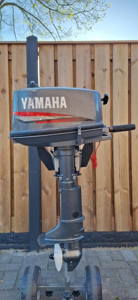 Yamaha 4 pk 2 takt kortstaart, Watersport en Boten, Gebruikt, Minder dan 5 pk, Ophalen of Verzenden, Buitenboordmotor