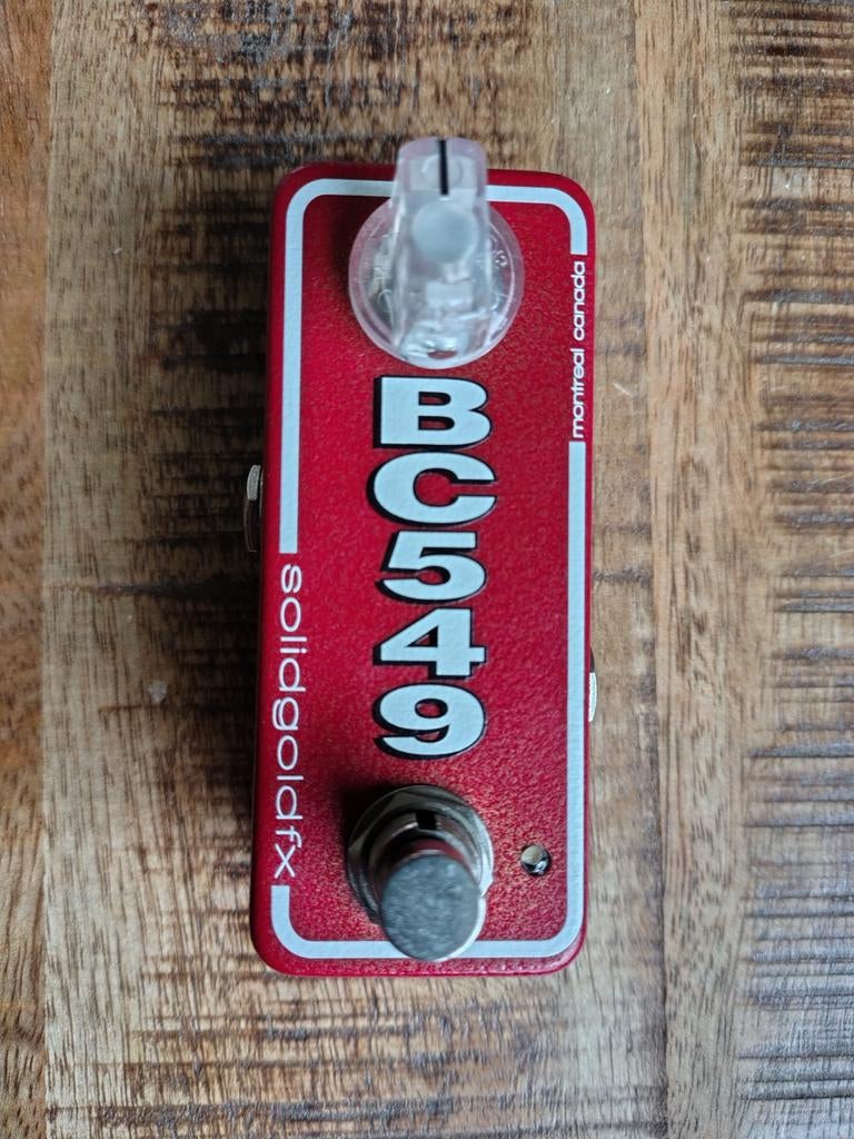 Solid Gold FX Mini Booster BC549, Muziek en Instrumenten, Effecten, Zo goed als nieuw, Distortion, Overdrive of Fuzz, Ophalen of Verzenden