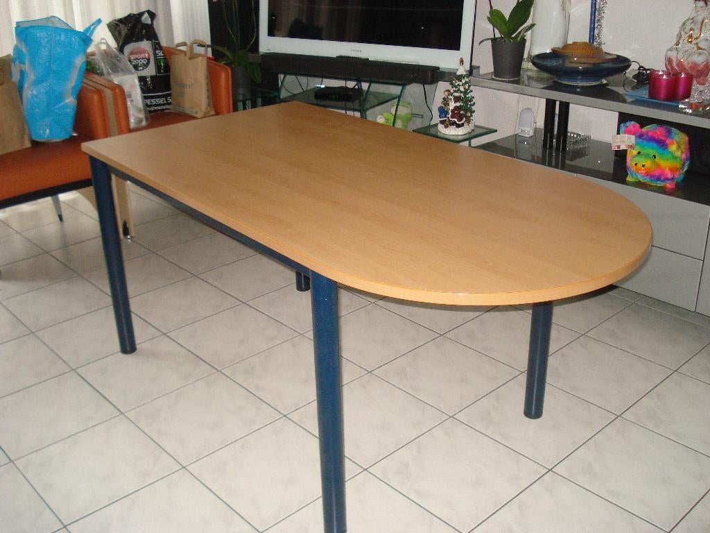 Bureau tafels, Huis en Inrichting, Bureaus, Ophalen, Gebruikt, Hout, Schoolbureau