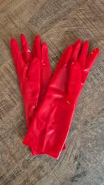Latex handschoenen, rood, Verzenden, Nieuw