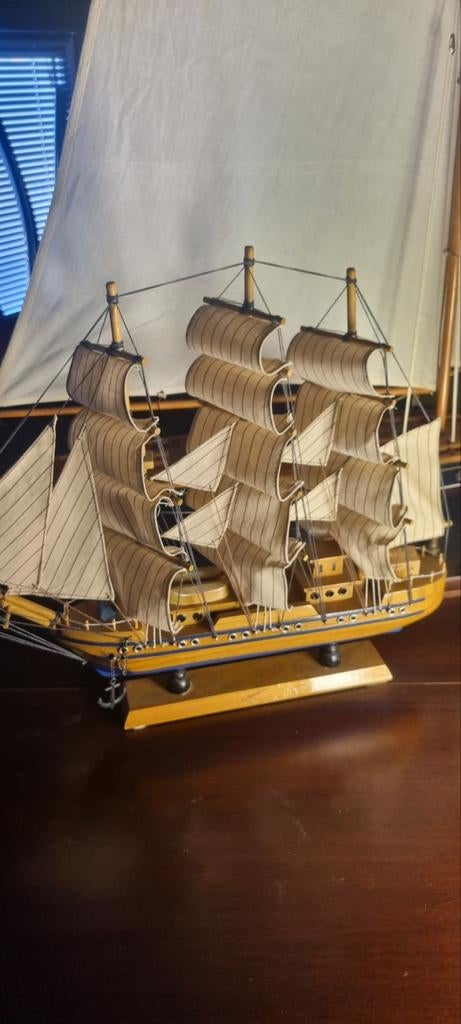 Erg mooie collectie miniatuur boten te koop!, Ophalen