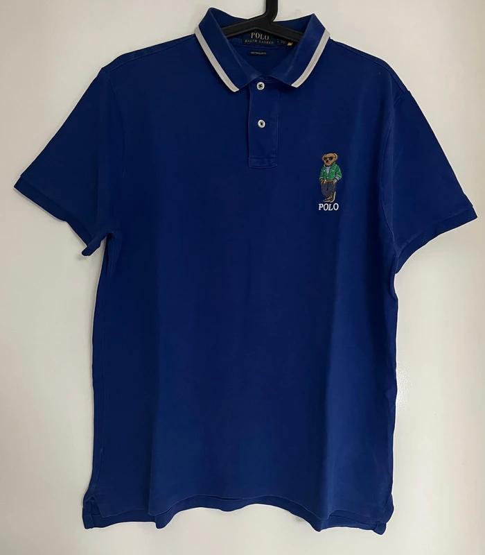 Ralph Lauren Polo Bear - Custom Slim Fit - Iconic Blue, Maat 52/54 (L), Blauw, Ralph Lauren, Ophalen of Verzenden